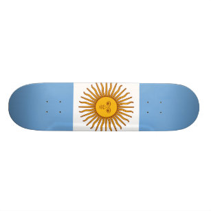 Flagge Argentiniens Skateboard
