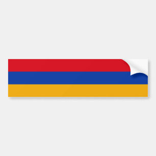 Flagge Armeniens Autoaufkleber