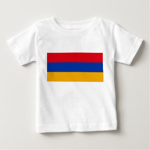 Flagge Armeniens Baby T-shirt