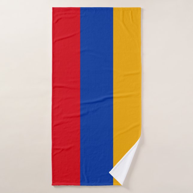 Flagge Armeniens Badehandtuch (Badehandtuch)