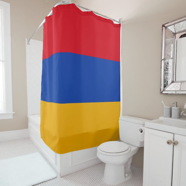 Flagge Armeniens Duschvorhang (Beispiel)