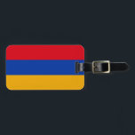 Flagge Armeniens Gepäckanhänger<br><div class="desc">Flagge Armeniens</div>