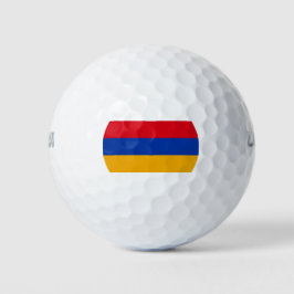 Flagge Armeniens Golfball