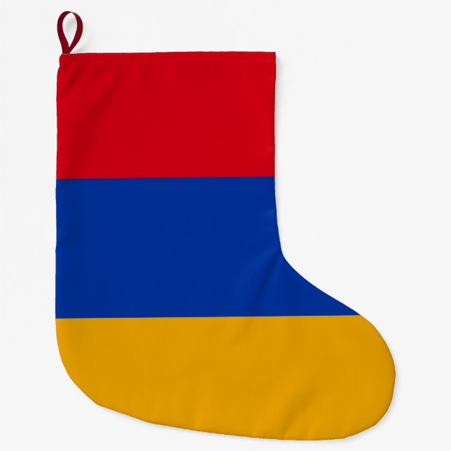 Flagge Armeniens Großer Weihnachtsstrumpf (Vorderseite)