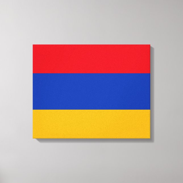 Flagge Armeniens Leinwanddruck (Vorderseite)
