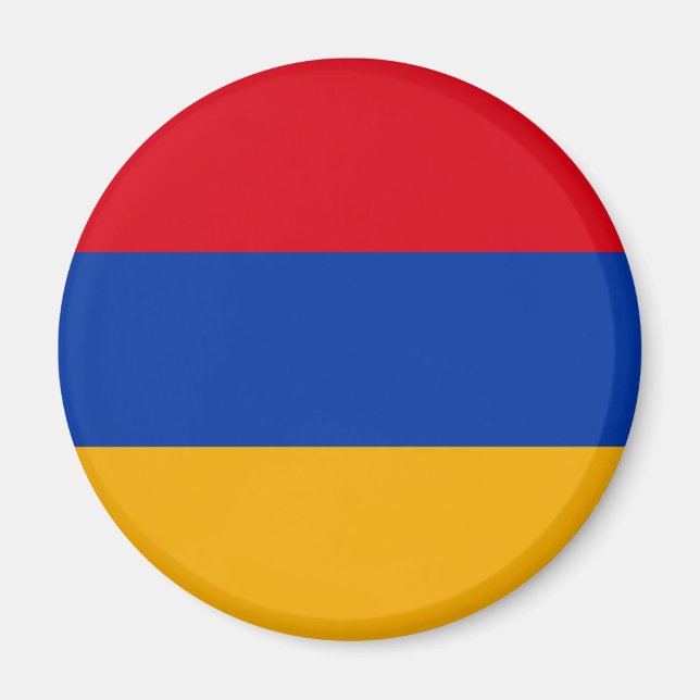 Flagge Armeniens Magnet (Vorne)