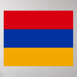 Flagge Armeniens Poster