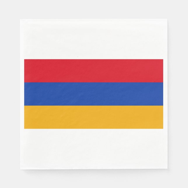 Flagge Armeniens Serviette (Vorderseite)