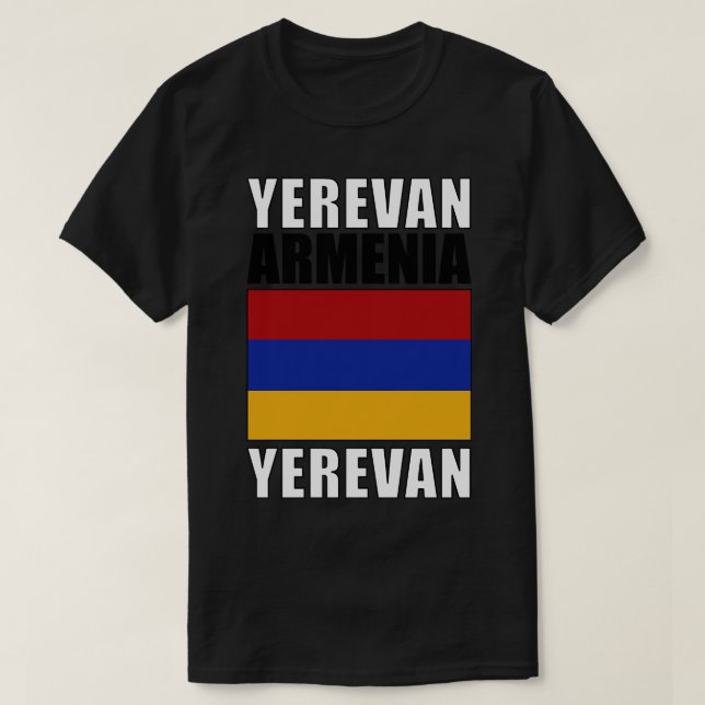 Flagge Armeniens T-Shirt (Design vorne)