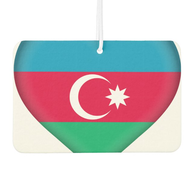 Flagge Aserbaidschans Autolufterfrischer (Vorderseite)