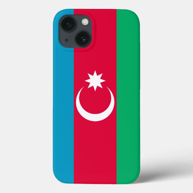 Flagge Aserbaidschans Case-Mate iPhone Hülle (Rückseite)
