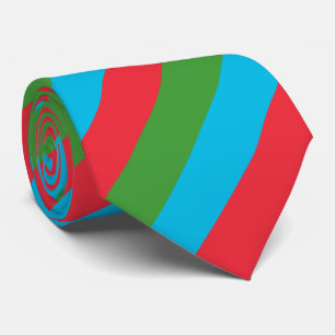 Flagge Aserbaidschans Krawatte