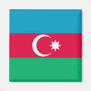 Flagge Aserbaidschans Magnet