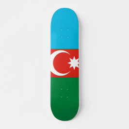 Flagge Aserbaidschans Skateboard