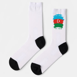 Flagge Aserbaidschans Socken