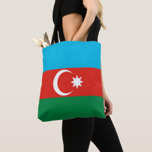 Flagge Aserbaidschans Tasche