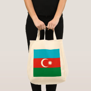 Flagge Aserbaidschans Tragetasche