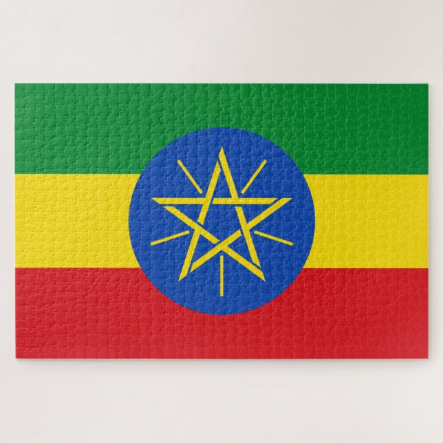 Flagge Äthiopiens (Horizontal)