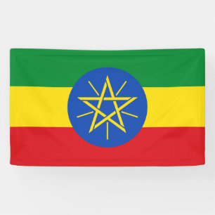 Flagge Äthiopiens Banner