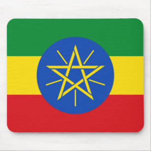 Flagge Äthiopiens Mousepad