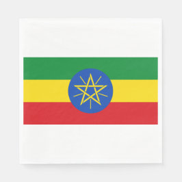Flagge Äthiopiens Serviette