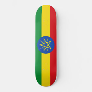 Flagge Äthiopiens Skateboard