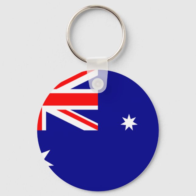 Flagge Australiens - australische Flagge Schlüsselanhänger (Vorderseite)