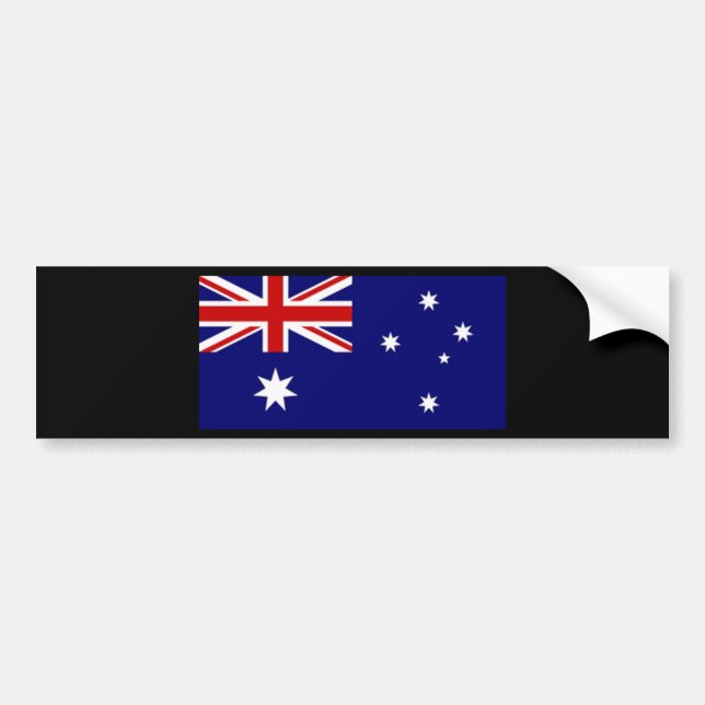 Flagge Australiens Autoaufkleber (Vorne)