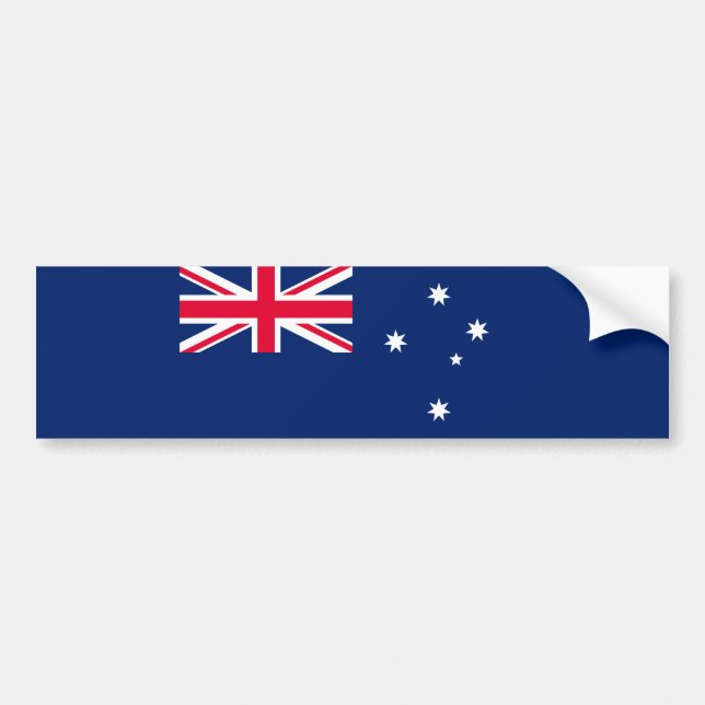 Flagge Australiens Autoaufkleber (Vorne)