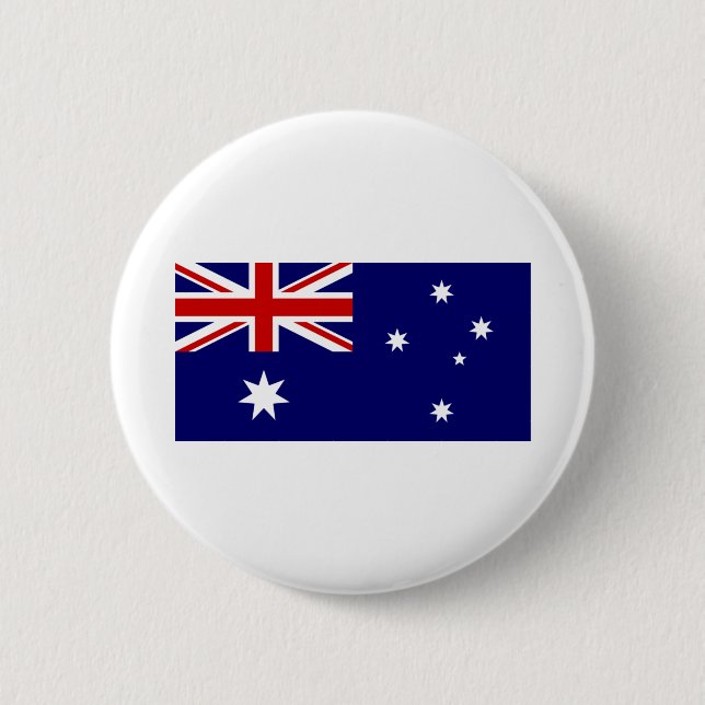 Flagge Australiens Button (Vorderseite)