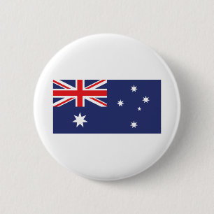 Flagge Australiens Button