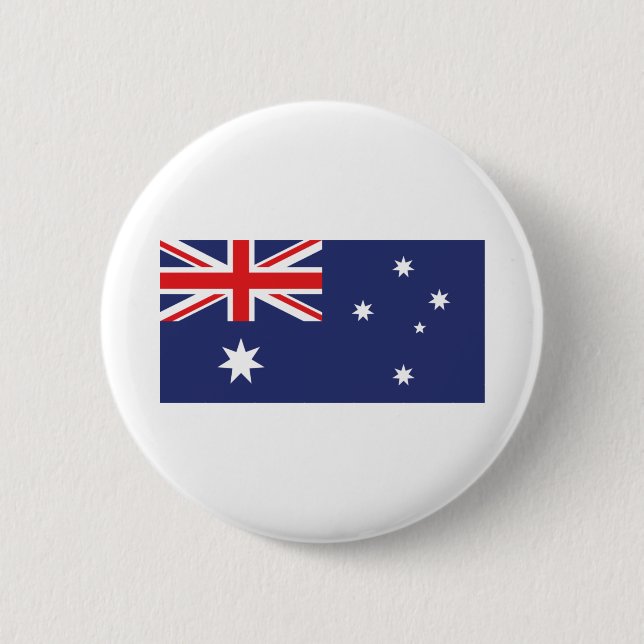 Flagge Australiens Button (Vorderseite)