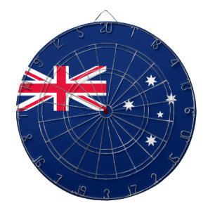 Flagge Australiens Dartscheibe