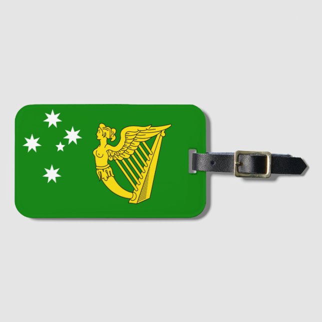 Flagge Australiens Gepäckanhänger (Vorderseite (Horizontal))
