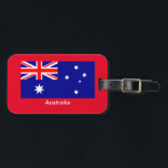 Flagge Australiens Gepäckanhänger<br><div class="desc">Aufkleber "Flag Australia" von MY ORIGINAL ARTWORK unter Zazzle.com/virginia5050 und "INTERNATIONAL GIFTS" unter Zazzle.com/InternationalGifts*</div>