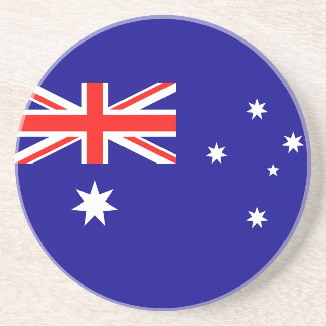 Flagge Australiens Getränkeuntersetzer (Vorne)