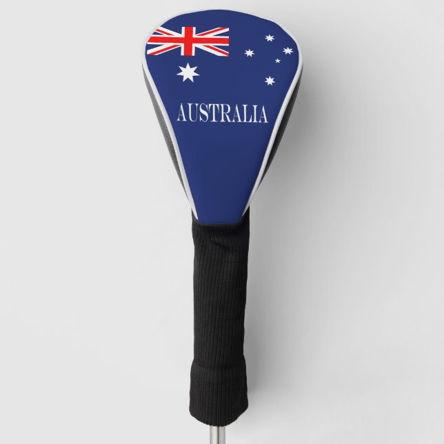 Flagge Australiens Golf Headcover (Vorderseite)