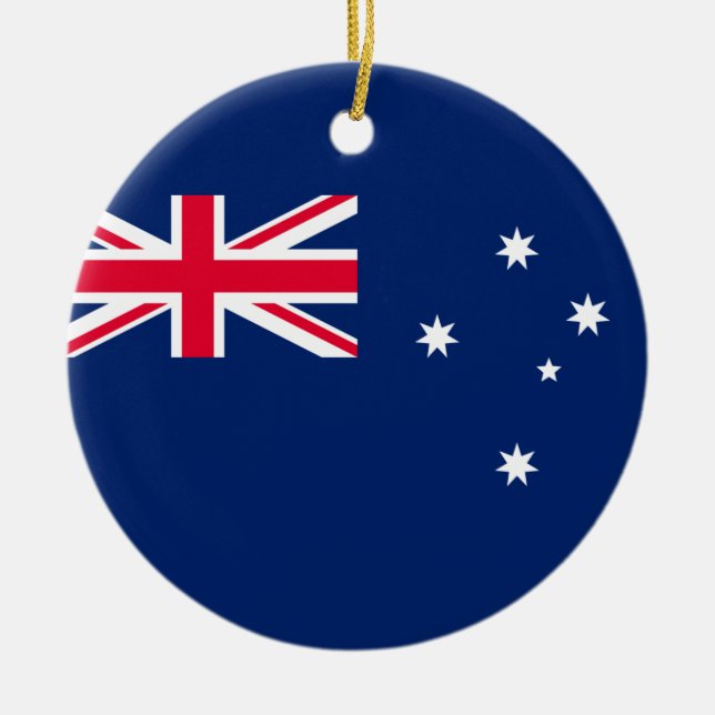 Flagge Australiens Keramik Ornament (Vorne)