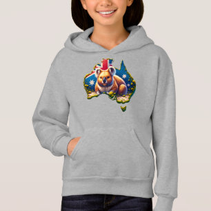 Flagge Australiens Koala Bear Hoodie