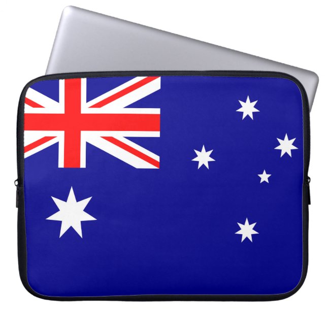 Flagge Australiens Laptopschutzhülle (Vorderseite)
