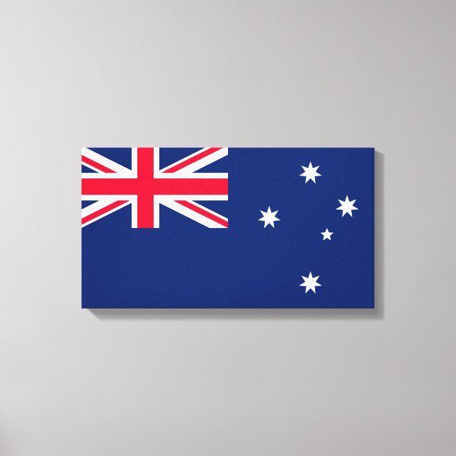 Flagge Australiens Leinwanddruck (Vorderseite)