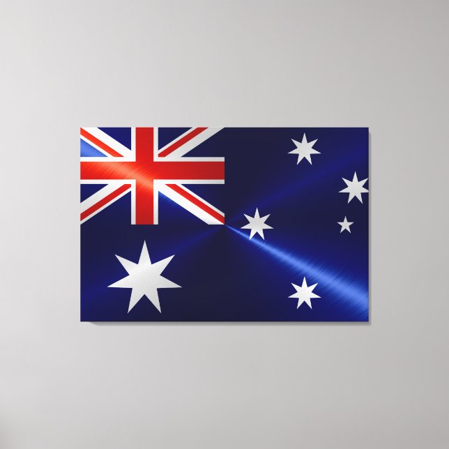 Flagge Australiens Leinwanddruck (Vorderseite)