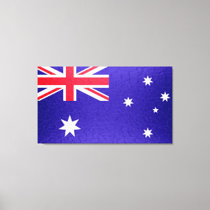 Flagge Australiens Leinwanddruck
