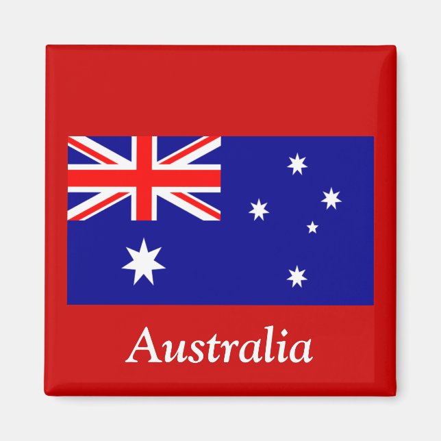 Flagge Australiens Magnet (Vorne)