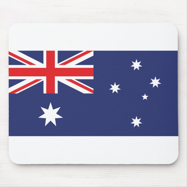 Flagge Australiens Mousepad (Vorne)