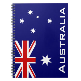 Flagge Australiens Notizblock
