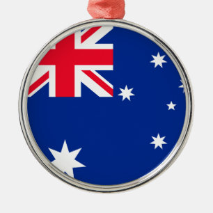 Flagge Australiens Ornament Aus Metall
