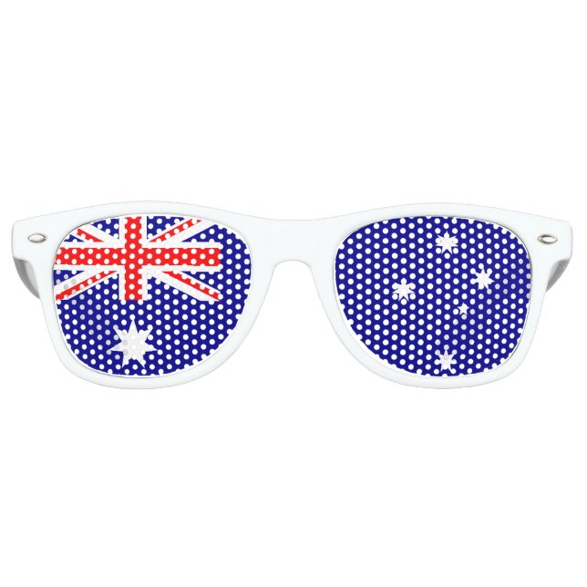 Flagge Australiens Partybrille (Vorderseite)