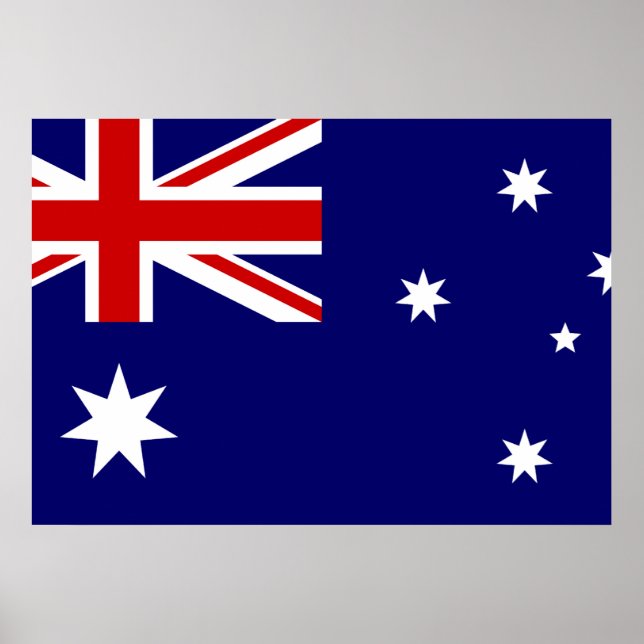Flagge Australiens Poster (Vorne)