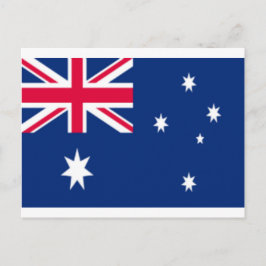 Flagge Australiens Postkarte